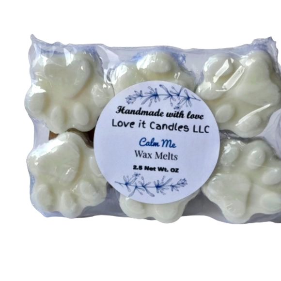 Signature Scented Soy Wax Melts Calm Me Paw Shape 2.5oz great for gifts - Picture 2 of 6